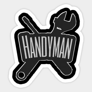 Handyman, new 2022 design Sticker